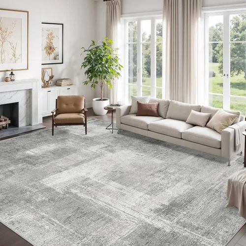 Vista 57 de zesthome Alfombras de 5 x 7 pulgadas - Alfombra lavable resistente a las manchas, alfombras modernas abstractas para sala de estar, dormitorio