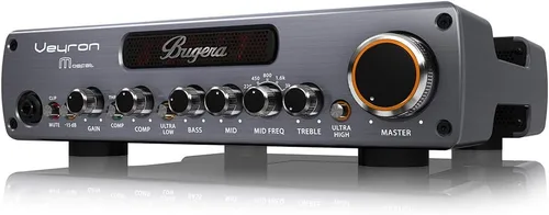 Vista 7 de Bugera VEYRON MOSFET BV1001M Amplificador de graves ultracompacto de 2,000 vatios clase D con preamplificador MOSFET, compresor y tecnología