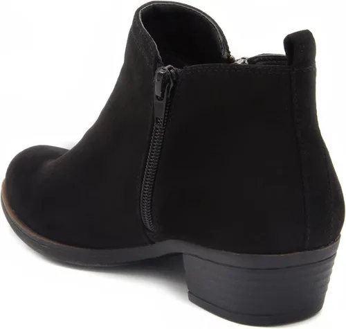 Vista 3 de London Fog Tina - Botines cortos para mujer Negro FX Sde