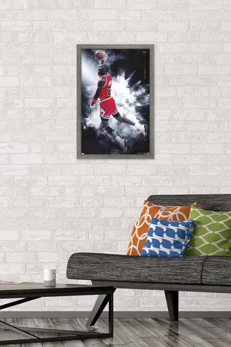 Vista 2 de Trends International Michael Jordan - Póster de pared Burst
