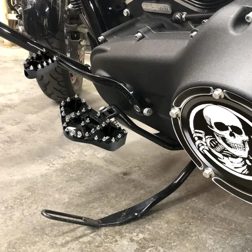 Vista 7 de Goldfire Clavija de palanca de cambios para motocicleta, engranaje antideslizante, clavija de cambio moleteada de 360 ° Roating MX Chopper Bobber