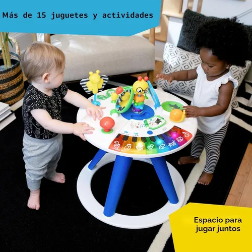 Vista 4 de Baby Einstein Around We Grow 4 en 1, andador, centro de actividades y descubrimiento, mesa, para bebés a partir de 6 meses