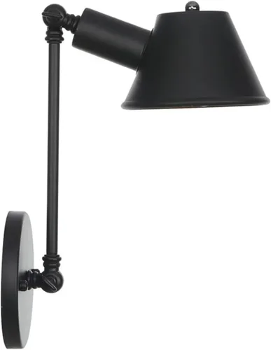 Industrial Retro Vintage Rustic Warehouse Decoration Sconce Wire Wall Light sconces lamparas de pared Applique murale luminaire(Single L20cm arm)