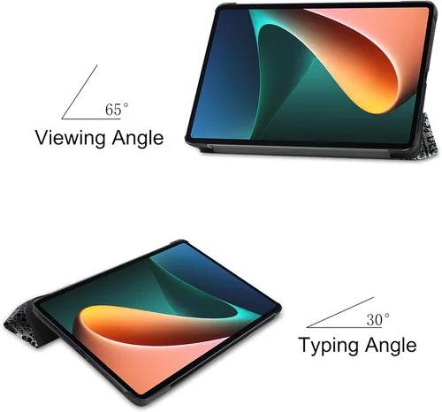 Vista 3 de YSMILE Funda para Xiaomi Mi Pad 5/5 Pro de 11 pulgadas, cubierta inteligente ligera con soporte folio cubierta rígida para Xiaomi Mi Pad 5/5 Pro 11