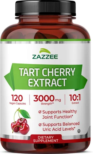 Vista 10 de Zazzee Extracto de Cereza Aromática 10:1, 3000 mg de Potencia, 60 Cápsulas Veganas, Suministro de 2 Meses, Certificado Kosher, Extracto Concentrado
