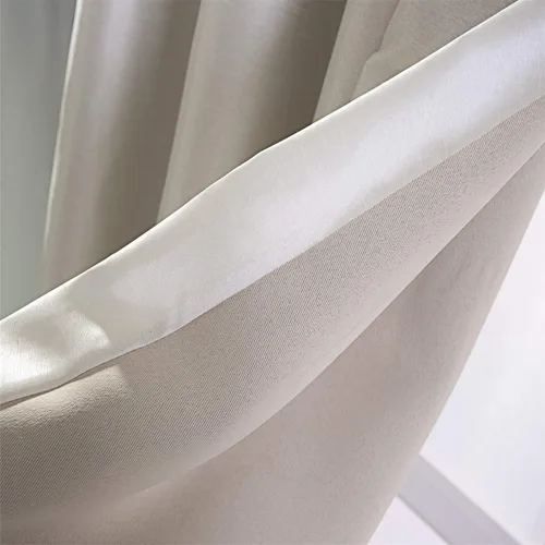 Vista 18 de GYROHOME Cortinas extralargas de lujo de 12 pies de largo, cortinas de seda sintética de 2 pisos para techos altos, reducción de ruido, aislamiento
