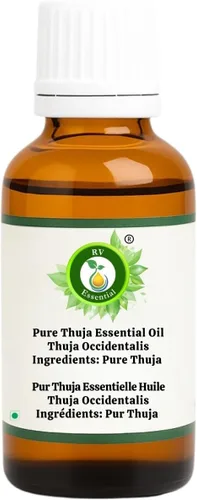 Vista 2 de Aceite esencial de Thuja puro R V - Thuja Occidentalis (100% puro y natural destilado al vapor)