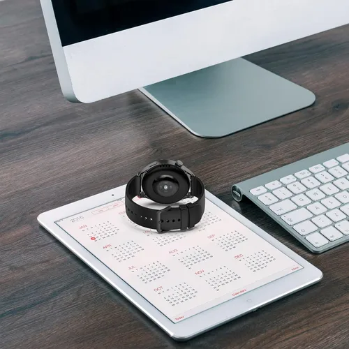Vista 2 de E ECSEM Paquete de 10 correas de repuesto compatibles con Amazfit Active 2/Active/GTR Mini/GTS/Bip 3 correas de repuesto de 0.787 in de silicona