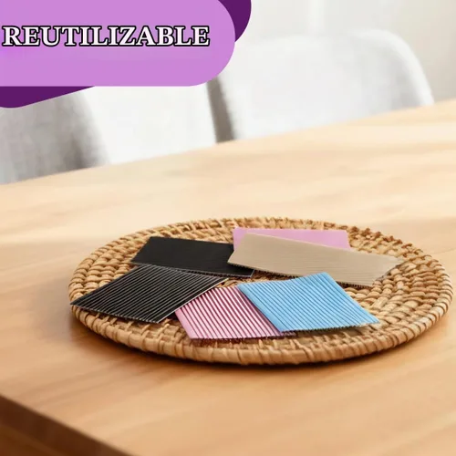 Vista 7 de 10 piezas de almohadillas para el cabello con volumen para el cabello, clips de peinado para seccionar y levantar, accesorios reutilizables