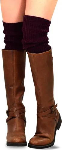 Vista 6 de TeeHee Knee Leg Warmers,Extra Long Thigh High Leg Warmers, Boot Cuffs for Women