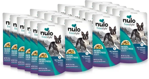 Vista 18 de Nulo Freestyle Carne de res, hígado de res y col rizada en caldo de carne real para perros, 2.8 onzas (paquete de 6)