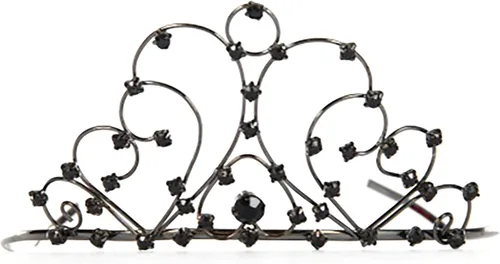 Vista 3 de Elope - Tiara gótica de diamantes de imitación para adultos