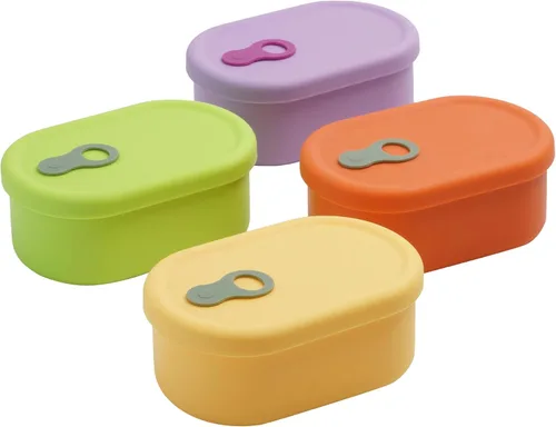 Vista 17 de Recipiente hermético de silicona prémium hecho en Corea con ventilación de vapor, sin BPA, a prueba de fugas, apto para microondas y congelador