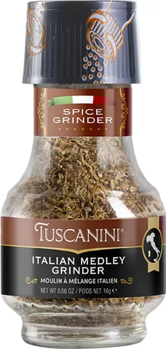 Vista 10 de Tuscanini Molinillo de especias de pimienta negra, 1.76 onzas Tarro de vidrio de fácil agarre Sin rellenos Producto de Italia Kosher