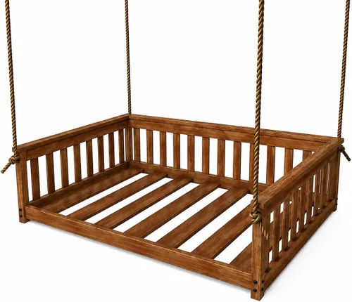 Vista 18 de Amish Made Full Asbury - Sofá cama colgante, fabricado en Estados Unidos