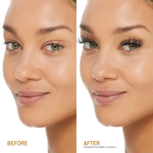 Vista 4 de VLuxe by iEnvy Extended Collection: Extensión de pestañas 3D extendida – Pluatherlight sintético reutilizable pestañas artificiales multipaquete