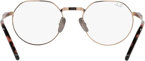 Vista 7 de Ray-Ban RX8265v Jack - Marcos redondos de titanio para gafas graduadas