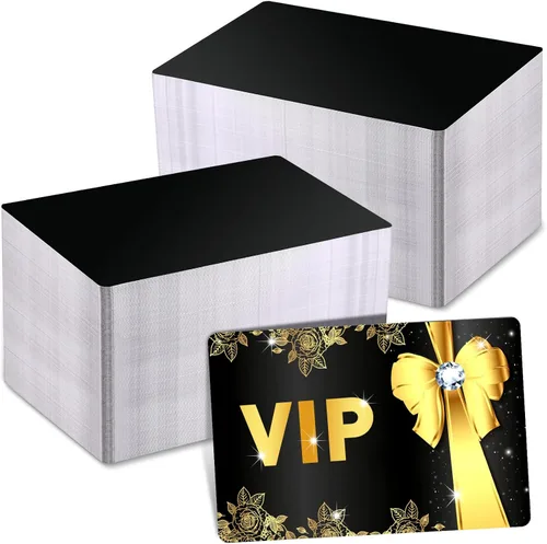 Vista 10 de 300 piezas de hojas de aluminio en blanco para grabado en metal multiusos, hojas en blanco para tarjetas de visita de aluminio para grabado CNC