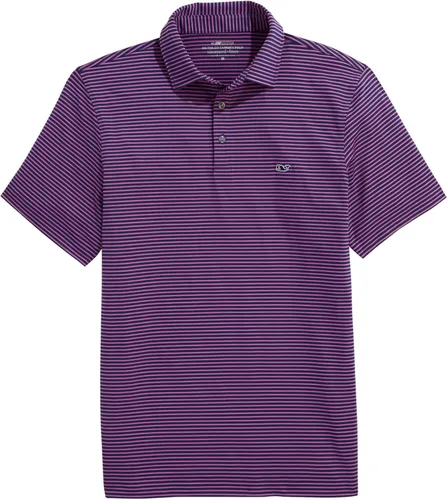 Vista 57 de Vineyard Vines Polo Bradley Stripe Sankaty para hombre Yate Blue Tejeda