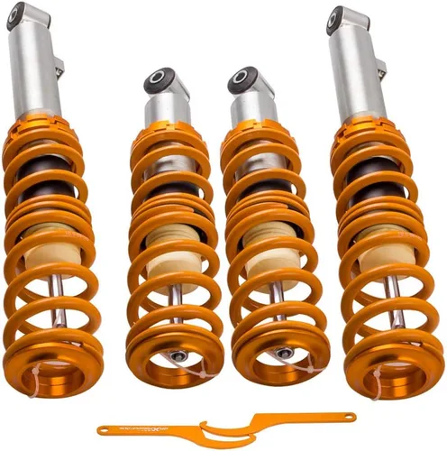 Vista 4 de maXpeedingrods Bobinas para Mazda MX5 NA/MX-5 MK1 1990-1997, kit de suspensión de bobinas de altura ajustable, kit de reducción de amortiguadores