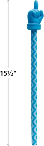 Vista 3 de Teacher Created Resources Puntero de mano Aqua Chevron (TCR20676)