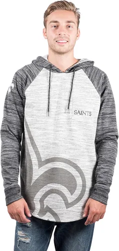 Vista 46 de Ultra Game Sudadera con capucha retro oficial de la NFL para hombre