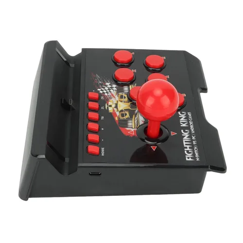 Vista 8 de Luqeeg Wired Game Joystick, 4 in 1 Spherical Joystick, Wired Game Controller Game Fighting Joystick Stick Controller Game Machine Accessories for
