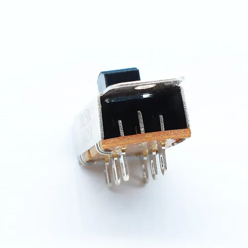 Vista 5 de 8 unids plata encendido/apagado/encendido 3 posiciones DPDT 2P3T PCB panel deslizante interruptor 6A/125V 3A/250V AC interruptor deslizante