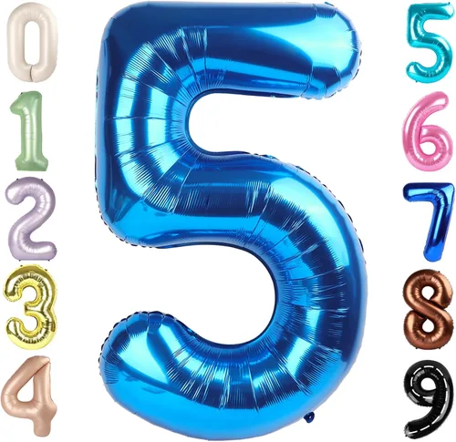 Vista 113 de Globos del números 0 de 40 pulgadas para formar los números 10, 20, 30, 40, 50, 60, 70, 80, 90, 100, para decoración de cumpleaños, bodas, eventos