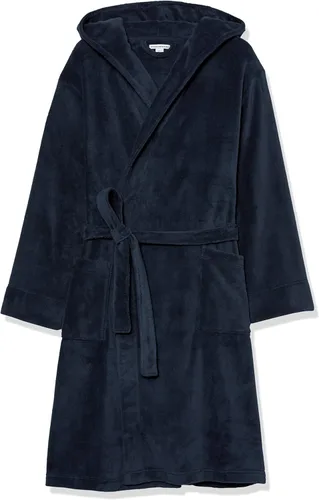 Vista 6 de Tienda Essentials Bata de felpa de longitud media para hombre