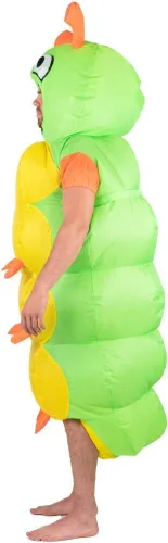 Vista 2 de Bodysocks Fancy Dress Disfraz inflable de oruga para adultos (talla única)