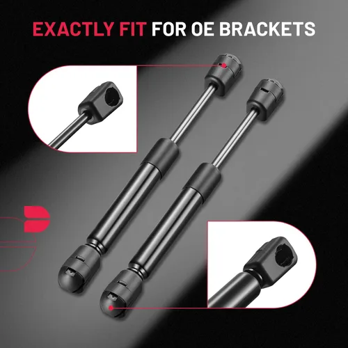 Vista 4 de BDFHYK 8195582 - Amortiguadores de gas de 7.5 pulgadas 180N/40.5 libras, soporte de elevación para Leer Camper, cubierta trasera, cubierta