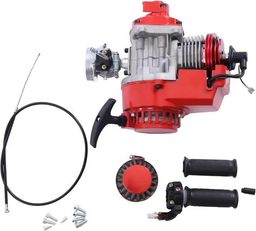 Motor de arranque de 6 dientes con motor de carburador para 2 tiempos 49CC Mini Dirt Bike Pocket Bike Scooter ATV