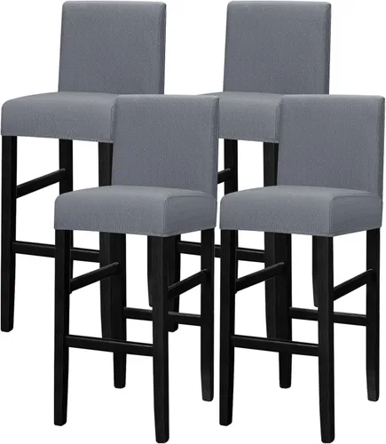 Vista 44 de Lellen - Fundas para taburete de bar de jacquard, fundas para silla de taburete de bar, fundas para silla de bar, fundas para taburete de bar