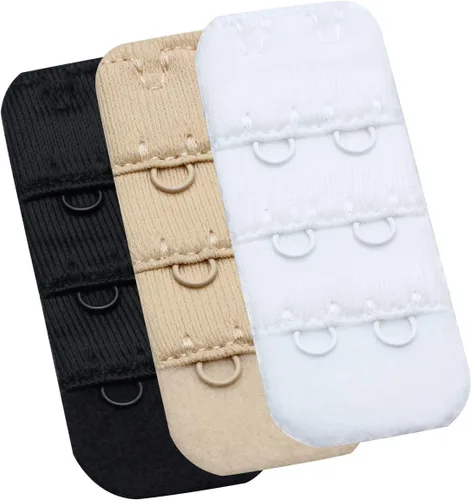 Vista 16 de Wingslove - Extensor para brasier de mujer, 3 unidades de varios tamaños 2 Hook 1/2
