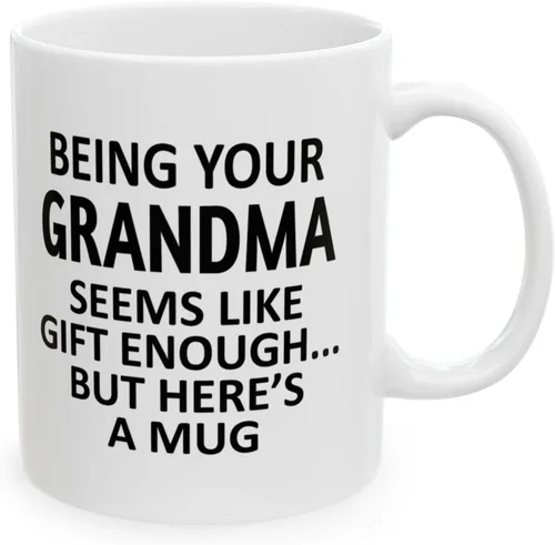 Vista 9 de Funny Boss Gift Mug for Birthday Christmas 11oz Coffee Cup Being Your Boss Is Gift Enough But Here’s a Mug