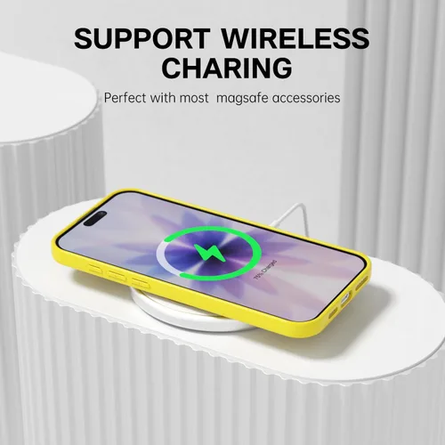 Vista 260 de Svanove para iPhone 7 Plus/ 8 Plus, funda de silicona, de goma suave brillante y gel de jey lindo, funda protectora de plástico simple y lisa