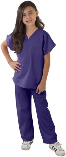 Vista 7 de M&M SCRUBS Conjunto de ropa quirúrgica súper suave para niños Ceil