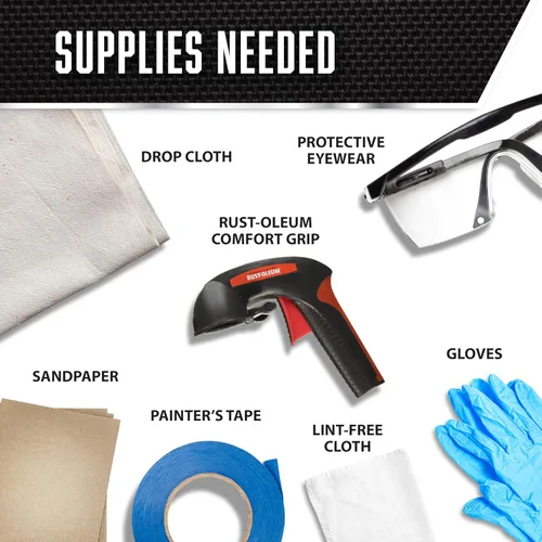 Vista 10 de Rust-Oleum 344713 Aerosol automotriz 2 en 1 para reforma y sellado de óxido, 12 onzas, negro plano