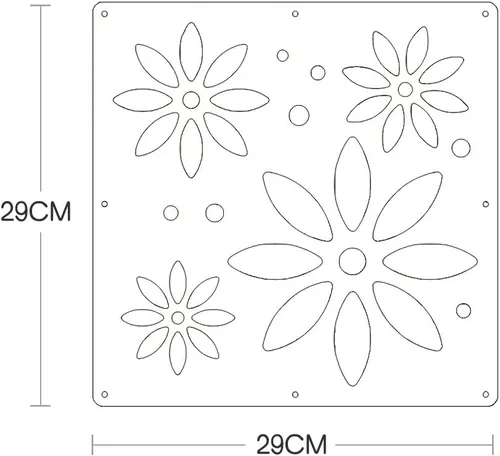 Vista 19 de Yizunnu Divisor de habitación colgante, división de paneles blancos de bricolaje, 12 piezas de pantalla de panel de madera y plástico, separadores