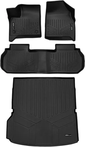 Vista 15 de SMARTLINER Tapete de suelo para maletero de carga para todo tipo de clima, detrás de la tercera fila, compatible con Buick Enclave 2018-2024