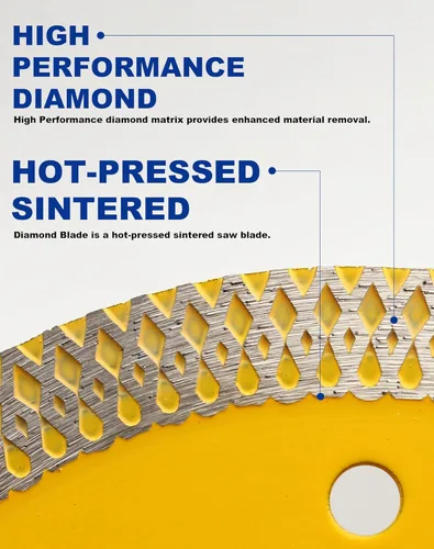 Vista 4 de OsteK Hoja de sierra de diamante súper delgada para azulejos de porcelana para cortar azulejos de granito y mármol (4)