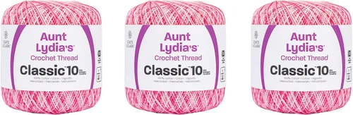 Vista 4 de Aunt Lydia Classic Crochet - 3 unidades de 350y/1,049.9 ft - Natural