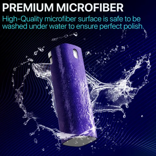Vista 5 de IO CLEAN Mini spray limpiador de pantalla – Limpiador de pantalla a prueba de dedos para teléfonos inteligentes, iPads, MacBooks, laptops, pantallas