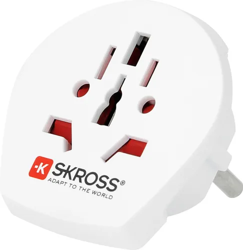 Vista 3 de Skross Adaptador de viaje PRO World con enchufes de tierra