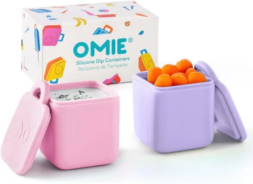 Vista 13 de Omie Caja (paquete de 2) recipientes para salsas a prueba de fugas, recipiente para aderezo de ensalada, recipiente de condimentos con tapas