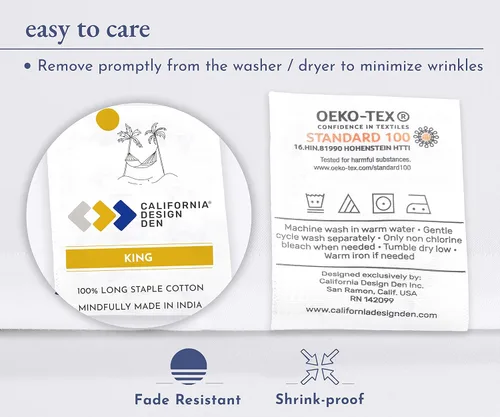 Vista 6 de California Design Den - Ropa de cama para mayor comodidad
