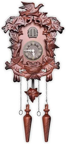 Reloj de cuco Kendal con péndulo, reloj de pared de cuarzo del bosque negro, casa para decoración del hogar, regalos para recién casados y para