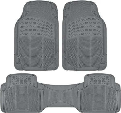 Vista 16 de BDK ProLiner - Alfombrillas para coches, camiones, SUV, 3 piezas, alfombrillas para todo tipo de clima con diseño de ajuste universal, alfombrillas