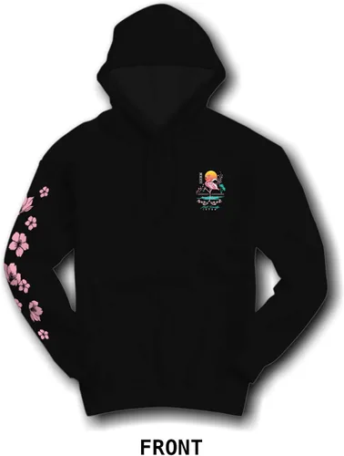 Vista 2 de Riot Society Sudadera con capucha estampada o bordada para hombre